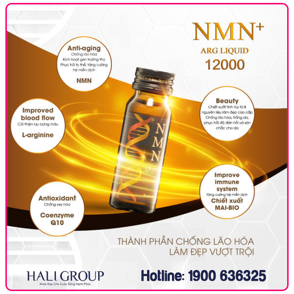 Tác dụng của Nước uống hồi sinh ty thể Nhật Bản NMN+ ARG Liquid 12000 có gì đáng quan tâm?Nước Uống Trường Thọ NMN 12000 có thật sự tốt?Nước Uống NMN 12000 có tốt không?